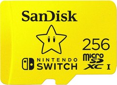 Resim SanDisk Nintendo Switch 256GB 100MB/s microSDXC Hafıza Kartı SDSQXAO-256G-GN3ZN 