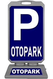 Resim Burada Reklam Jumbo Reklam Park Dubası Otopark 55x115 Cm +a Plastik 
