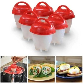 Resim Rennway Silikon Yumurta Haşlama Kabı 6lı Set 