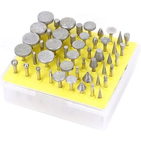 Resim Ximistore9 50'li Elmas Uçlu Matkap Seti - Taş, Mermer Ve Porselen İşleme İçin Profesyonel Zımpara Uçları 