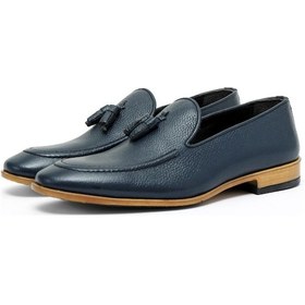 Resim Ducavelli Tusa Hakiki Deri Erkek Klasik Ayakkabı, Loafer Klasik Ayakkabı 