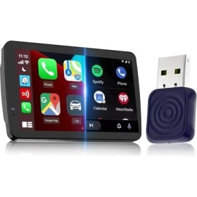 Resim Lidyahan Store Kablosuz Carplay/android Otomatik Adaptör USB Mini Ultra Fabrika Kablolu Carplay ve Oem Kablolu Android Otomatik, Tak ve Çalıştır Kablosuz Carplay/android Otomatik Dongle Ios 10 ve Android 