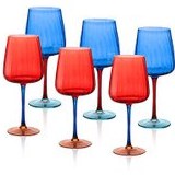 Resim Şarap Kadehi 6 Parça 600 Ml 10607 The Mia