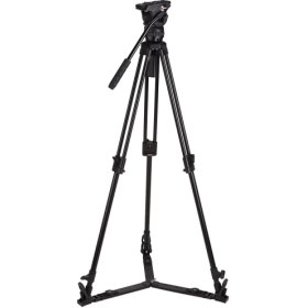 Resim Jieyang Professional V6 Tripod & Spreader Video Tripod 