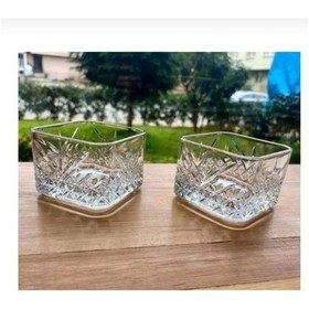 Resim Paşabahçe Timeless Kare Magnolia Kasesi - 8 Li Çok Amaçlı Kase Çerezlik Şeffaf 