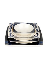 Resim Schafer Glamor Blue Line Yemek Takımı-60 Parça-mavi 