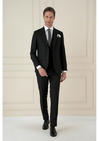 Resim Efor Tk 911 Slim Fit Siyah Spor Takım Elbise Siyah 