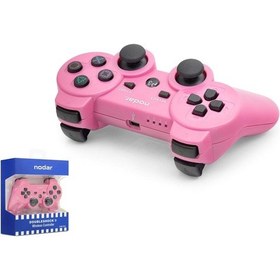 Resim Ps3 Kablosuz Gamepad Nodar Nd600 - Pembe 
