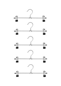Resim Pantolon Etek Askısı Metal Mandallı Krom Kaplama Yüksek Kalite 5 Adet Diğer 