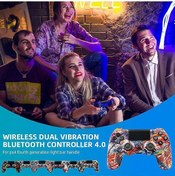 Resim Playstation 4 Kontrolcüsü İçin Yepyeni Kablosuz Bluetooth Gamepad Çift Titreşim:renk06 Newway 