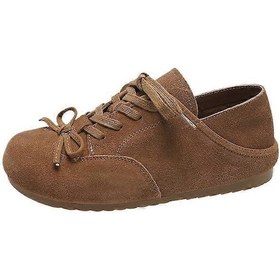 Resim Yazlık Slip-on Ayakkabılar Kore Modası Kadın Ayakkabıları Bir Adım Tembel Ayakkabılar Moda Ratetime Zencefil.şeker.renk.tek3 