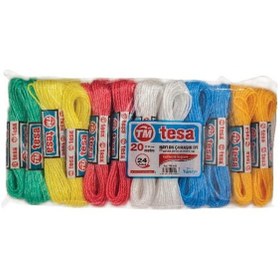 Resim Temsan 20 Metre Naylon Çamaşır İpi 24'lü 