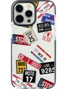 Resim shoptocase Iphone 14 Pro Uyumlu Lens Korumalı Anti Shock Tickets Tasarımlı Telefon Kılıfı 