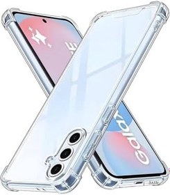 Resim Samsung Galaxy S24 Fe Kılıf Köşe Korumalı Darbeye Dayanıklı Antişok Şeffaf Silikon Sert Kapak 