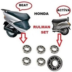 Resim Honda Activa Ve Beat Şanzıman Rulman Seti 
