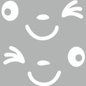 Resim Reysa Tasarım Göz Kırpan Ayna Sitcker 2 Adet Beyaz 14X14 cm 