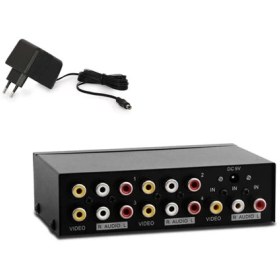 Resim S-Link Sl-14Av 4Lü Av Splitter 