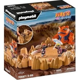 Resim SDT Group Playmobil Shippuden 70667 Vs Pain, Krater Taban Plakası ve Dev Kurbağa Gamakichi ile Heyecan Verici Düello, 5 Yaş ve Üzeri Çocuklar Için Oyuncak 