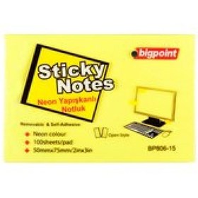 Resim Bigpoint Y.not Kağıdı 75x50 Neon Sarı 