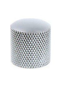Resim Gitar Pot. Düğme Başlığı Kubbeli Metal, Krom, 1 
