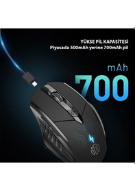 Resim Inphic PM6 Kablosuz Şarj Edilebilir Mouse 