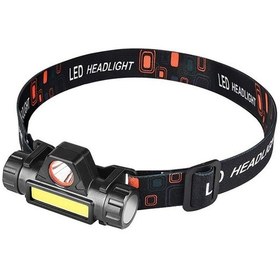 Resim Cata Ct-9120 Mir Kafa Lambası 200lm Fener Led Usb Akkülü Şarjlı Su Geçirmez Cob Dağ Gece Balıkçılık Siyah 