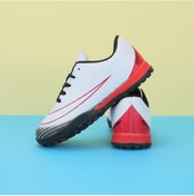 Resim Snapbuy Blue Ocean Spor Futbol Ayakkabısı Krampon Beyaz - Kırmızı 