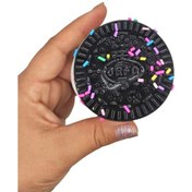 Resim Yuvarlak Bisküvi Şekilli Squishy Taba Sukuşi Yumuşacık 6,5 Cm Sukuşi - 1 Adet 