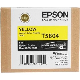 Resim Tonersepeti Epson T5804 C13t580400 Sarı Kartuş 
