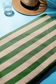 Resim Dijital Baskı Plaj Deniz Havlusu Renkli Çizgi Desenli Peştamal HVL0082 