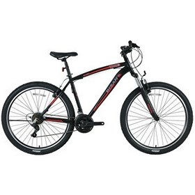 Resim Bisan MTS 4600 21 Vites 26 Jant V-Fren MTB 18" 46 CM Siyah Kırmızı Dağ Bisikleti Siyah 