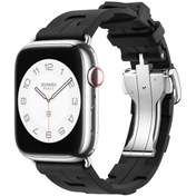 Resim Watch 42mm Spor Görünümlü CLO- KRD-94 Silikon Kordon-Siyah 