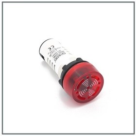 Resim Onesto Led Flaşörlü Buzzer 220vac kırmızı 