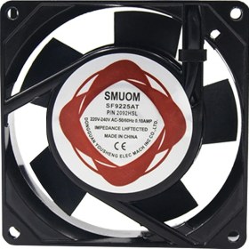 Resim Sones 110v Yağ Yataklı 9cm Sessiz Şasi Kabin Isı Dağıtıcı Fan 