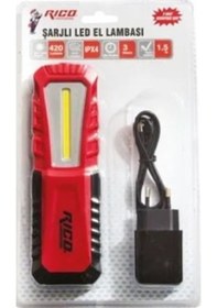 Resim Rico Şarjlı Led El Lambası 013-rc0037 