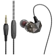 Resim Qkz Ak2 3.5mm Kablolu Kulaklıklar İç Kulak Kulaklıkları Müzik Kulaklıkları Spor Kulaklıkları Mikrofonlu AK2 