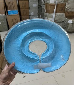 Resim RICHIE Oval kaliteli bebek boyun simidi bebek yüzme simidi mavi 