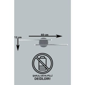 Resim Sare Aplik Modern Tasarım Gri Renk - Gün Işığı Ledli Banyo - Mutfak - Salon LED Duvar Aplik 