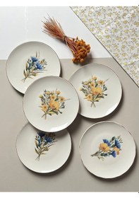 Resim Porser Lily Tuval Pasta Takımı 21cm 6 Kişilik 6 Parça Tvl6ptprs10 Çok Renkli 