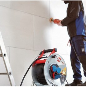 Resim Brennenstuhl Brobusta Serisi Ip44 Lisanslı Eksport Prof 40 Metre Makaralı Kablo 