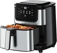 Resim AEG AF6-1-4ST AirFryer 8 Programlı Dokunmatik Sıcak Hava Fritözü, LCD Ekranlı, 4.5 L Sepet Kapasiteli, 3.5 L Kızartma Kapasiteli, Paslanmaz Çelik 
