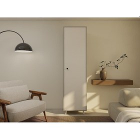 Resim Harput Çok Amaçlı Tek Kapaklı Banyo Dolabı Külgri Beyaz 