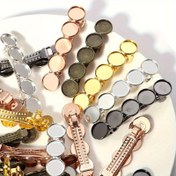 Resim 5 adet Vintage Otomatik Bahar Klipsi ile Tepsi - Dayanıklı Demir Takı Yapım Parçaları ve Aksesuarları, DIY Saç Klipsleri ve Takı Bileşenleri için İdeal, Saç Klipsi Bileşenleri | Vintage Tasarım | Dayanıklı Yapı, El Sanatları İçin Klipsler 