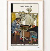 Resim Satranç Oyuncuları, Poster 