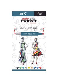 Resim Art-x Sketch Marker Çift Taraflı Kalem No:0 