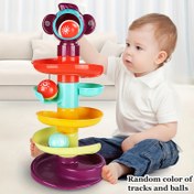 Resim Eğitici Top İzleme Kulesi Oyuncak - Rulo ve Dönen Toplar, Renkli Plastik Öğrenme Oyuncak, Küçük Çocuklar İçin İnce Motor Becerileri Geliştirme, Tatil ve Doğum Günü Hediyesi (Kırmızı, Mavi, Yeşil, Sarı, Mor), Küçük Çocuklar İçin Oyuncak, Eğlenceli Tasarım, Küçük Çocuklar İçin Güvenli, Erken Çocukluk Eğitimi, Eğlenceli Tasarım, Çocuk Dostu Malzeme, Erken Öğrenciler 