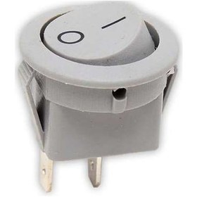 Resim Aç Kapa Anahtar Ledli Iki Ayak Gri 12V Kw1-21-22-29 3 Adet 