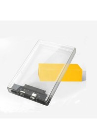 Resim 2.5 İnç Usb 2.0 Sata Ssd Harddisk Hdd Harici Kutu Şeffaf Dd-115T 