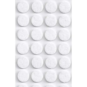 Resim Elysian Yapışkanlı Mobilya Masa Sandalye Parke Zemin Ayak Koruyucu Kaydırmaz Keçesi 28 mm (56'lı Paket) 