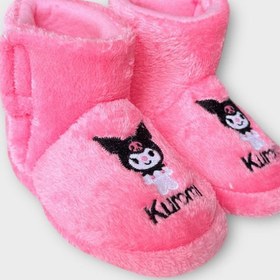 Resim Liger Çocuk Kuromi Nakış Detaylı Panduf PEMBE 